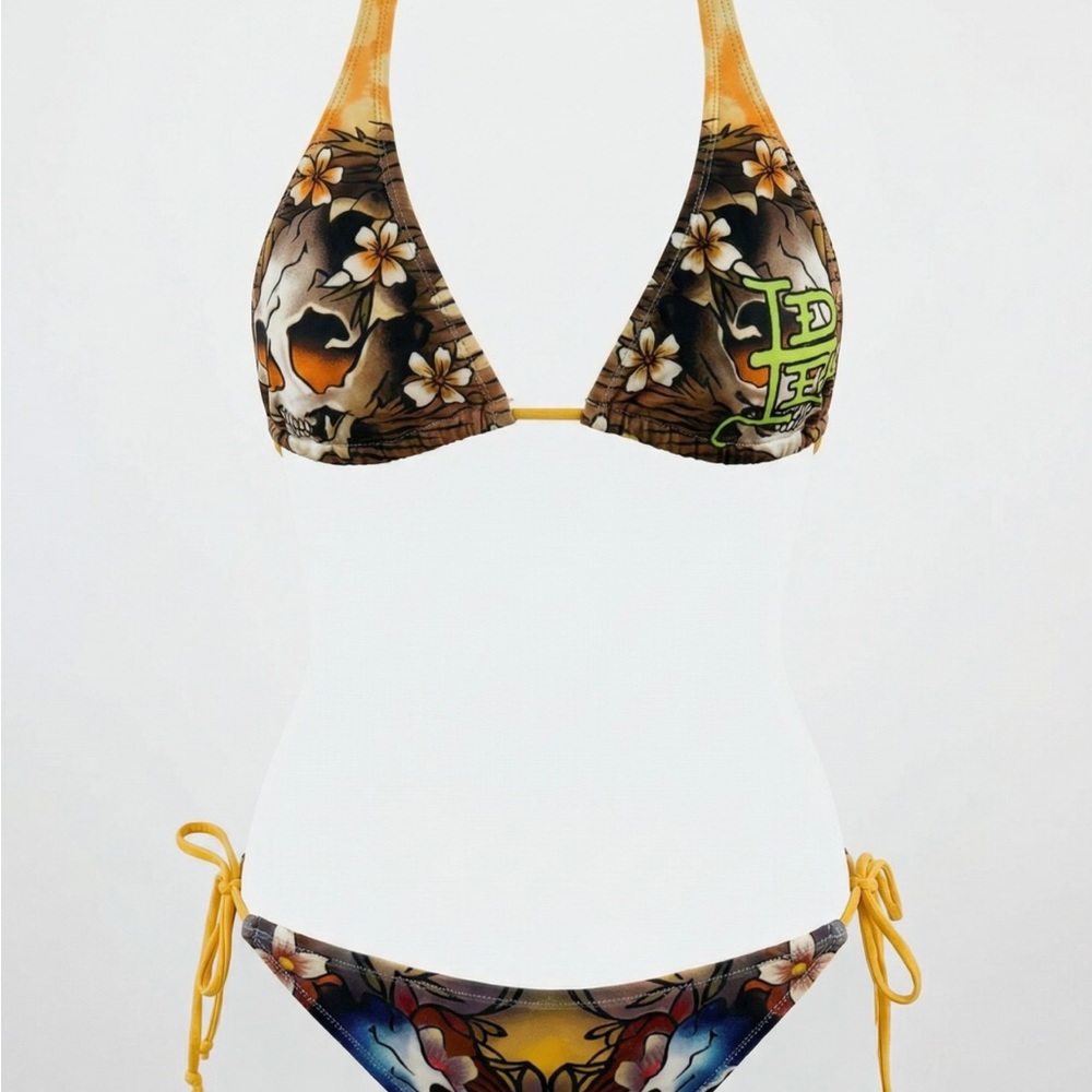Ed Hardy Tropical Skull Bikini